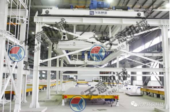 熱烈祝賀天意機(jī)械與龍星科技PC構(gòu)件生產(chǎn)線順利交接！